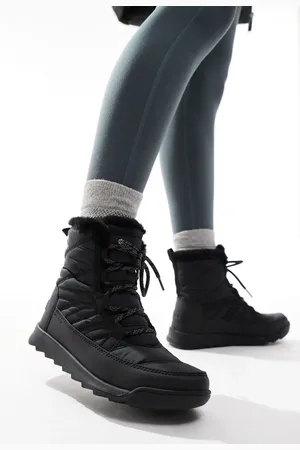 sorel Whitney II Plus WP waterproof lace up snow boots in and quarry