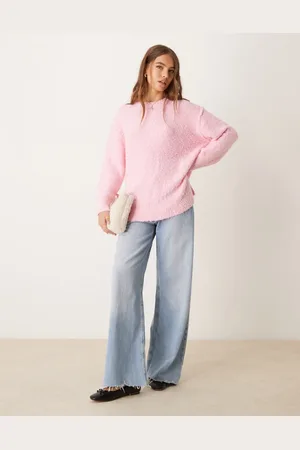 Glamorous Oversized cosy knit jumper in candy