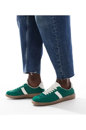 London Rebel Cally trainer with gum sole in