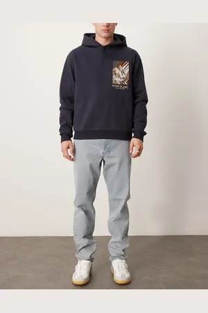 MANGO Mid waist straight leg jean in light