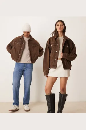 Calvin Klein Oversized denim jacket in dark - ASOS Exclusive