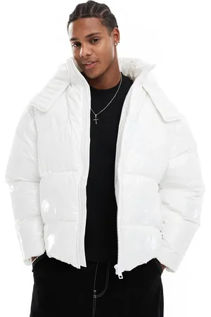 ASOS High shine puffer jacket in