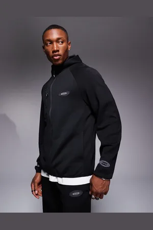 Nicce London Co-ord logo zip up jacket in