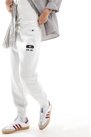 Champion Rochester collegiate rib cuff joggers in marl