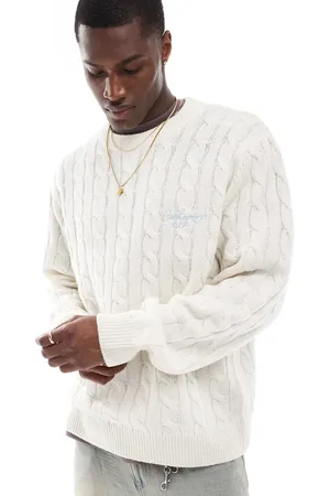Carhartt Signature cable knit jumper in cream