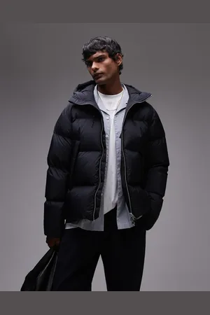 ARKET Down filed puffer jacket with hood in