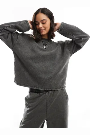 ONLY Crew neck sweatshirt co-ord in washed