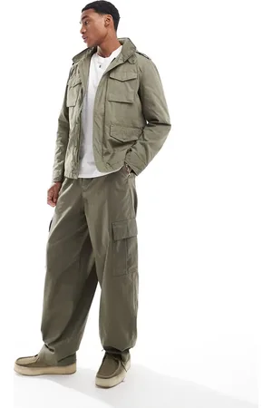 SCALPERS Military Jacket In Khaki