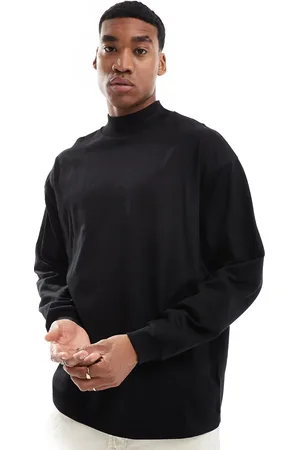 Carhartt Long sleeve mockneck script t-shirt in