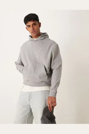 ASOS Essential boxy oversized hoodie in marl