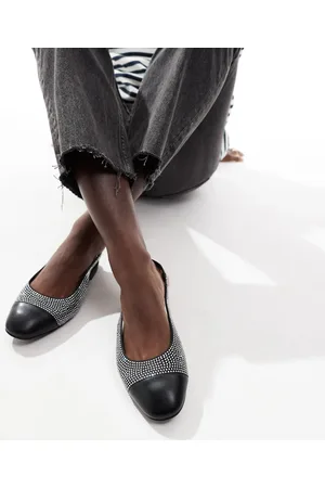 London Rebel Bella sling back ballet in