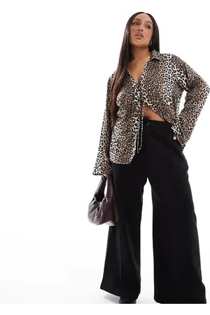 Yours Essential wide leg joggers in