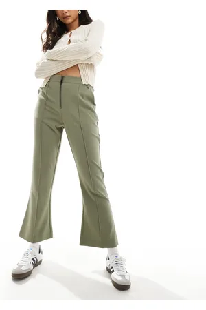 ASOS Zip front kick flare tailored trouser in