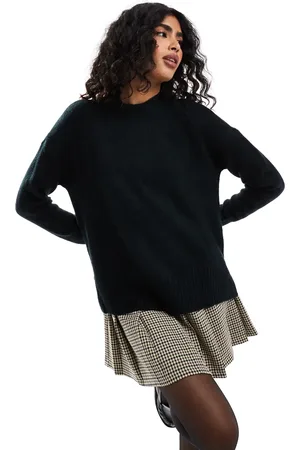 VERO MODA Oversized high neck jumper in
