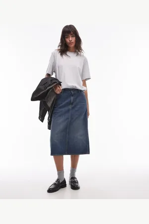 Carhartt Single knee denim midi skirt in