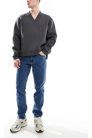 Farah Elm slim jeans in midwash