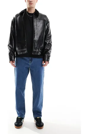 Farah Hawtin relaxed fit jeans in midwash