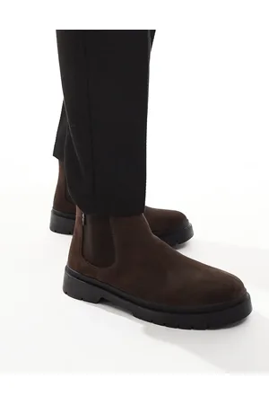 WALK LONDON Callum Chelsea boot in suede