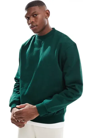 ASOS Premium heavyweight oversized sweatshirt 400gsm in dark