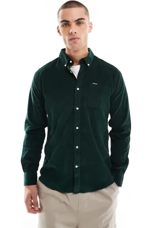 Barbour Ramsey tailored shirt in dark
