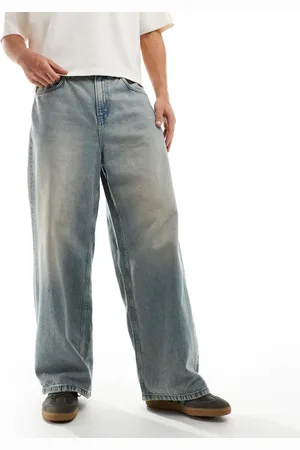 Cotton On Cotton On super baggy skater jeans in millenium tint denim