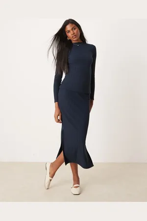 VILA Long sleeve funnel neck top co-ord in