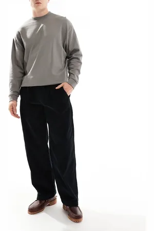 JACK & JONES Bill wide fit cord pull on trouser in