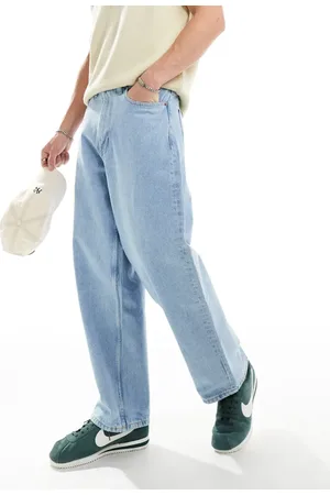 Dr Denim Kobe baggy fit mid waist jeans in stream light retro wash