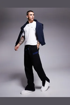 Hugo Blue Nitlogopant joggers in