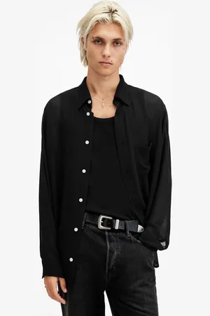 AllSaints Ando shirt in jet