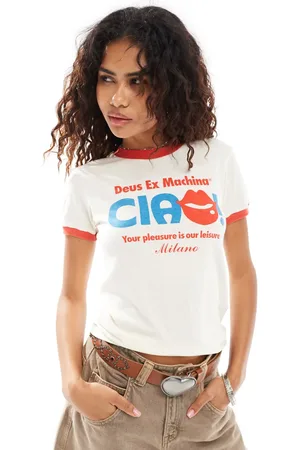 Deus Ex Machina X ASOS exclusive ciao ringer baby t-shirt in
