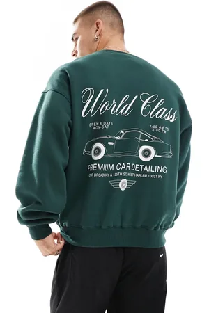 Cotton On Cotton On boxy fit sweatshirt in with world class retro graphic