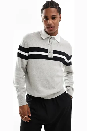 Cotton On Cotton On knitted rugby jumper in