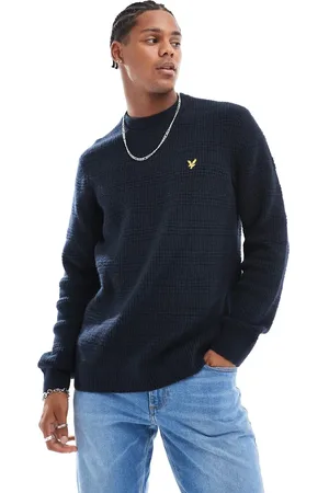 Lyle & Scott Waffle knit jumper in