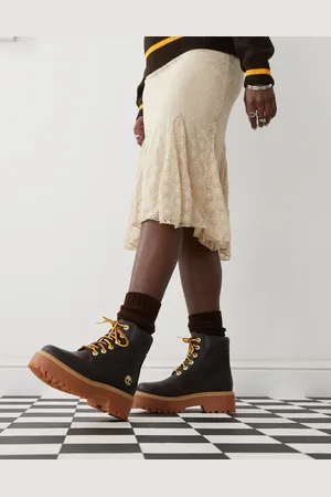 Timberland Stone Street 6 inch boot in dark espresso leather