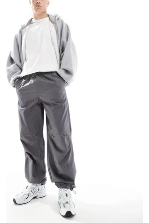 Threadbare Cargo trousers with ankle toggles in dark