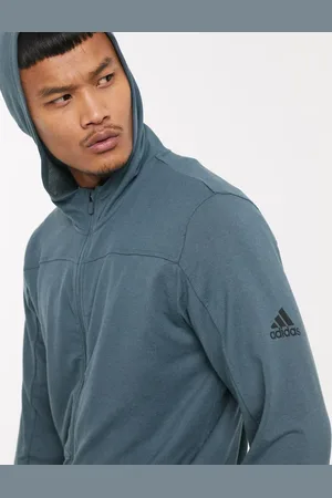 adidas Adidas Training zip through hoodie in