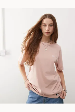 47 Brand Mini NY Yankees t-shirt in dusty mauve