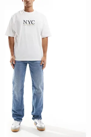 Cotton On Cotton On regular slim fit jeans in burnin denim
