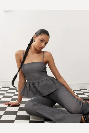 Motel Tabira drop waist cami top co-ord in