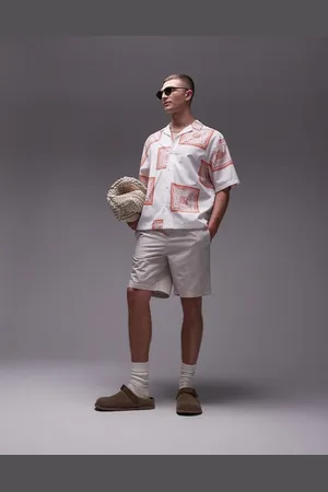 Topman Elasticated waistband shorts in