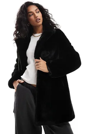 Pull&Bear Soft faux fur coat in
