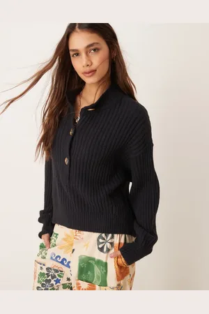 Free People Cocoa henley jumper in