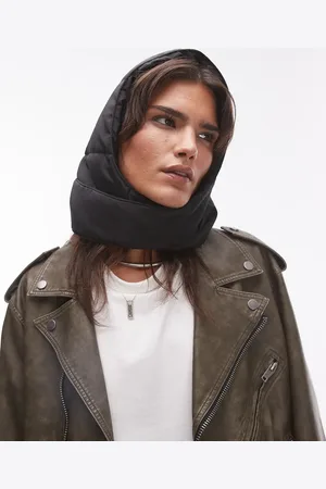 Topshop Hugo nylon padded headscarf in