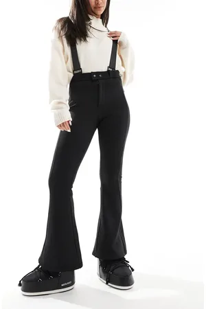 Threadbare Ski wide leg trousers with braces in