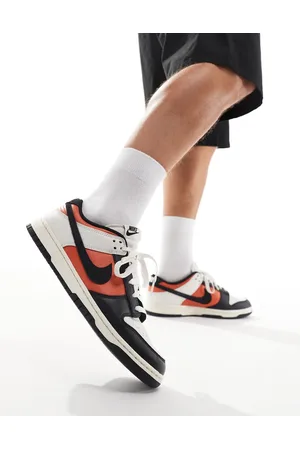 Nike Dunk Low Retro halloween trainers in white, and black