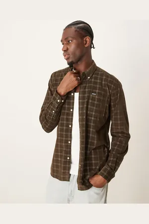 Barbour Harthill tailored checked cord shirt