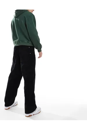 Bershka Cord wide leg trouser in