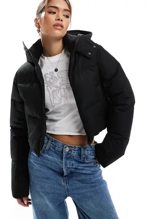 Threadbare Cropped puffer jacket in