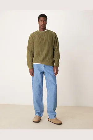 ASOS Super baggy jeans in mid wash